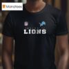 Detroit Lions X No One Likes Us We Don T Care Logo T Shirt