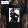Dispatch Neon Girl In Black Sui T Shirt