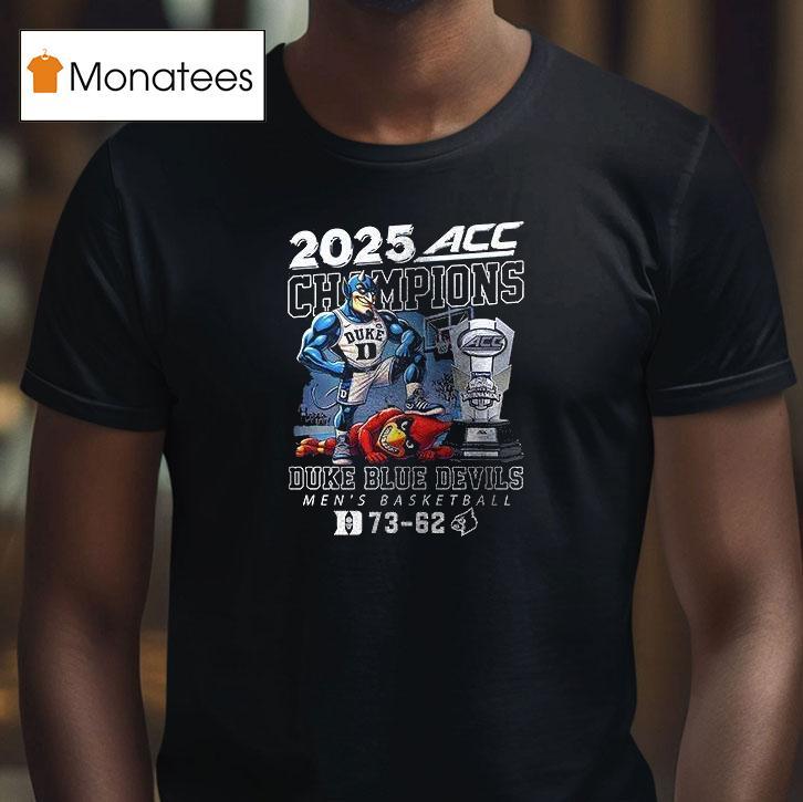 Duke Blue Devils Men S Basketball Acc Champs Name Rosters Mascots T Shirt Duke Blue Devils Men S Basketball Acc Champs Name Rosters Mascots T Shirt