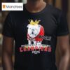 Georgia Bulldogs Sec Champions Mascot Crown Boom T Shirt