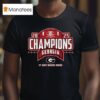 Georgia Bulldogs Sec Football Champions Locker Room T Shirt