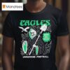 Grim Reaper Philadelphia Eagles X Underdog Football T Shirt