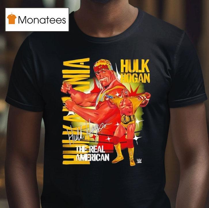 Hulk Hogan The Real American Signature T Shirt Hulk Hogan The Real American Signature T Shirt