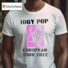 Iggy Pop Europe Tour T Shirt