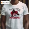 Indiana Hoosiers Legend Anthony Thompson Caricature T Shirt