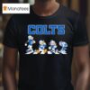 Indianapolis Colts X Goofy X Donald Duck X Mickey Mouse X Stitch Abbey Road T Shirt