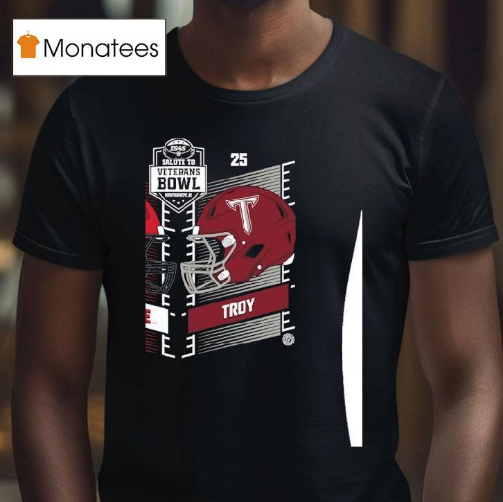 Jacksonville State Gamecocks Vs Troy Trojans Football Iss Salute To Veterans Bowl T Shirt Jacksonville State Gamecocks Vs Troy Trojans Football Iss Salute To Veterans Bowl T Shirt