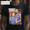 Jalen Brunson And Karl Anthony Towns New York Knicks Basketball Graphic T Shirt