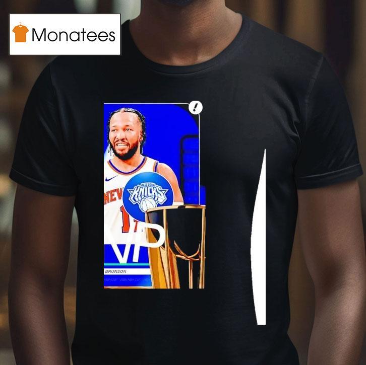 Jalen Brunson New York Knicks Basketball Nba Cup Mvp T Shirt Jalen Brunson New York Knicks Basketball Nba Cup Mvp T Shirt