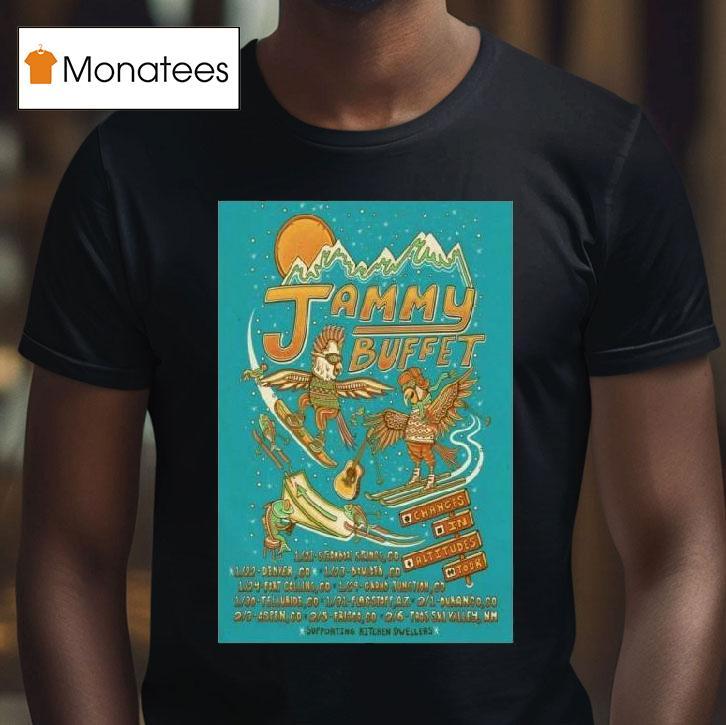 Jammy Buffet Changes In Alttudes Tour T Shirt Jammy Buffet Changes In Alttudes Tour T Shirt
