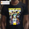Jordan Love Black Green Bay Packers Notorious Player Graphic T Shirt