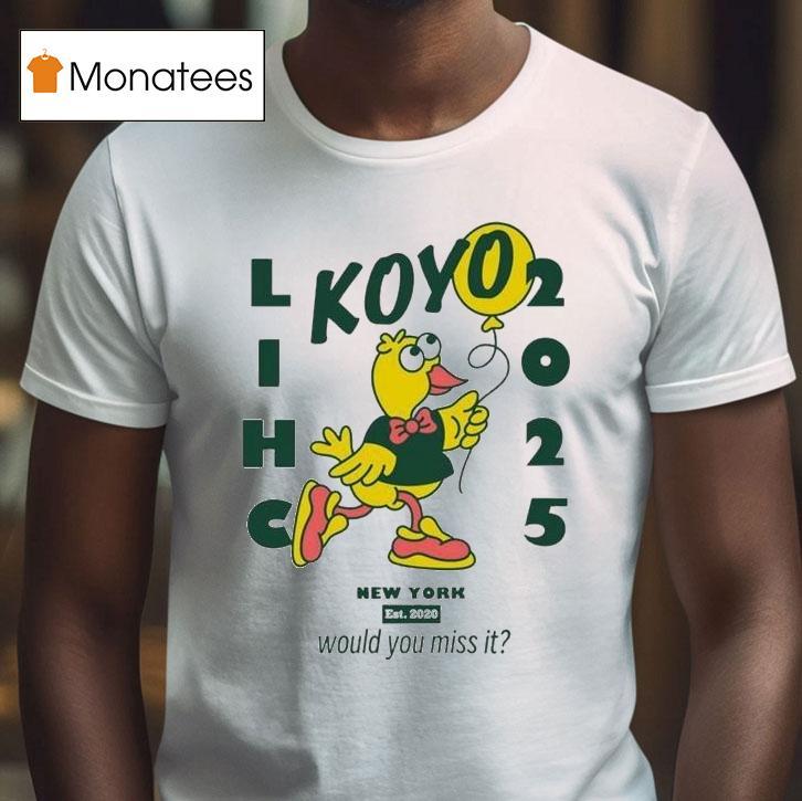 Koyo New York Would You Miss It Duck T Shirt Koyo New York Would You Miss It Duck T Shirt