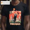 Kristaps Porzingis Peachtree Skyline Player T Shirt