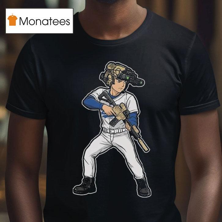 La Dodgers Shotime Guns T Shirt La Dodgers Shotime Guns T Shirt