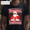Lebron James Santa Leclaus Graphic T Shirt