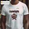 Los Angeles Chargers X Taz Looney Tunes Harley Davidson T Shirt