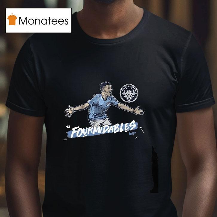 Manchester City Fourmidables T Shirt Manchester City Fourmidables T Shirt