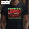 Merry Christmas Upside Down T Shirt
