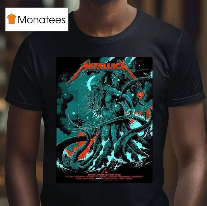 Metallica Tampa Fl Raymond James Stadium M North American Tourjune Th Th T Shirt Metallica Tampa Fl Raymond James Stadium M North American Tourjune Th Th T Shirt