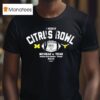 Michigan Vs Texas Orlando Cheez It Citrus Bowl Game Camping World Stadium T Shirt
