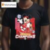 Mickey Mouse X Wisconsin Badgers Volleyball Regional Champions T Shirt