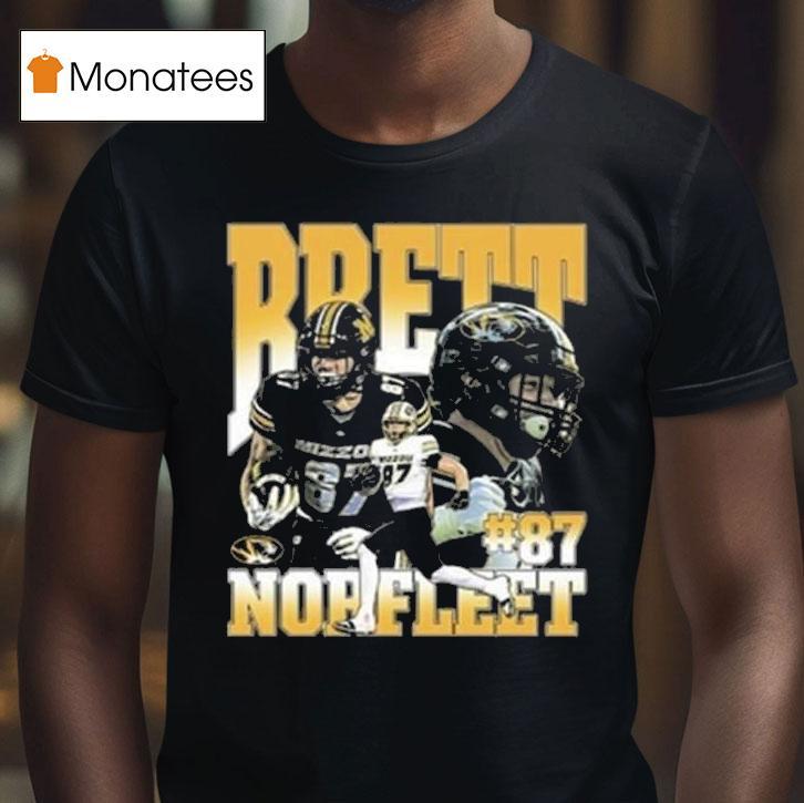 Mizzou Tigers Nil Brett Norfleet Player T Shirt Mizzou Tigers Nil Brett Norfleet Player T Shirt