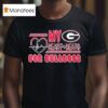 My Heart Beats For Bulldogs University Of Georgia Logo T Shirt