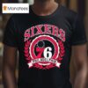 Naional Basketball Association Philadelphia Ers Crest Logo T Shirt