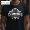 Navy Midshipmen Commander In Chief S Trophy Champions T Shirt