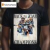 Navy Midshipmen Go Navy Back To Back Champions T Shirt