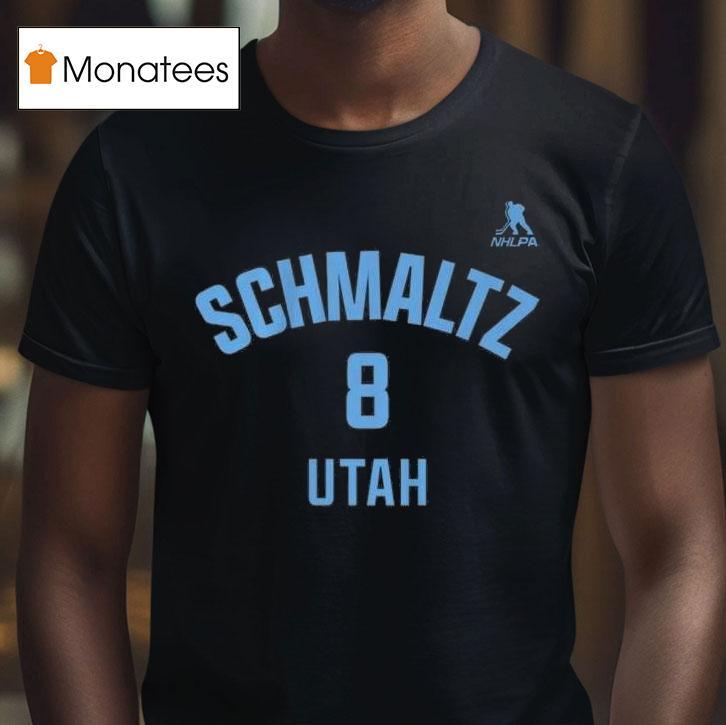 Nick Schmaltz Utah Name Number T Shirt Nick Schmaltz Utah Name Number T Shirt