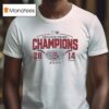 Ohio State Buckeyes Vs Texas Longhorns Goodyear Cotton Bowl Champions T Shirt