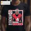 Ohio State Buckeys Football Retro Jeremiah Smith T Shirt