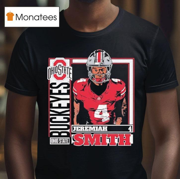 Ohio State Buckeys Football Retro Jeremiah Smith T Shirt Ohio State Buckeys Football Retro Jeremiah Smith T Shirt