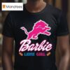 Original Barbie Detroit Lions Girl T Shirt