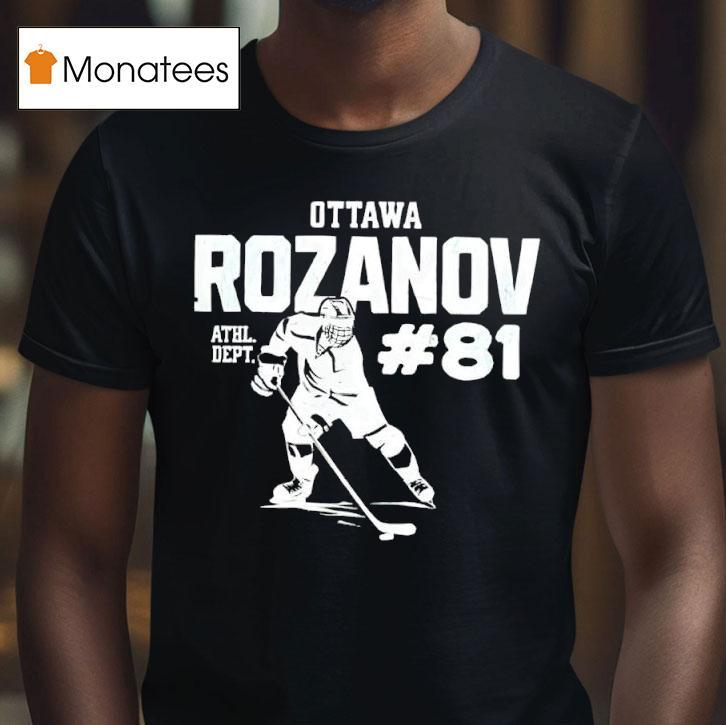 Ottawa Rozanov Athl Dept Golden Boy And Ice Prince Hockey T Shirt Ottawa Rozanov Athl Dept Golden Boy And Ice Prince Hockey T Shirt
