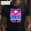 Pick A Side Sorry I M Busy Picking Up Your Mom Skull T Shirt