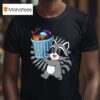 Raccoon With Trash Graphic T Shirt
