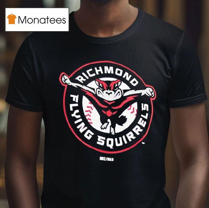 Richmond Flying Squirrels Logo T Shirt Richmond Flying Squirrels Logo T Shirt