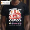 San Francisco Ers Season Thank You For The Memories Signatures T Shirt
