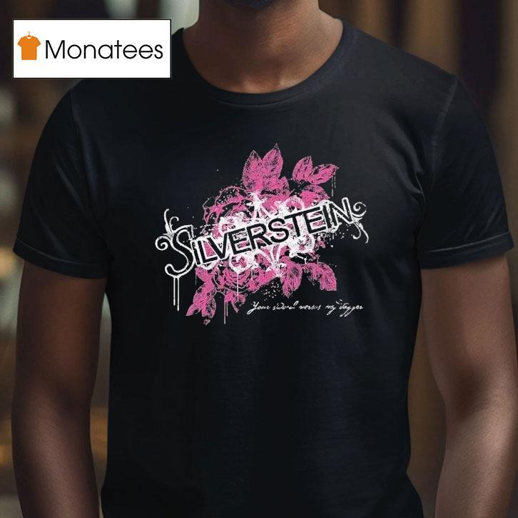 Silverstein Your Sword Versus My Dagger Floral Logo T Shirt Silverstein Your Sword Versus My Dagger Floral Logo T Shirt