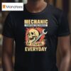 Skull And Wrench Mechanic Fighting The Forces Of Stupid Everyday T Shirt