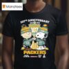 Snoopy And Charlie Brown Green Bay Packers Football Th Anniversary Seasons T Shirt