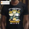 Snoopy And Charlie Brown The Peanuts Green Bay Packers Th Anniversary T Shirt
