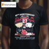 Snoopy And Charlie Brown The Peanuts Houston Texans Th Anniversary T Shirt