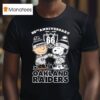 Snoopy And Charlie Brown The Peanuts Las Vegas Raiders Th Anniversary T Shirt