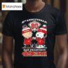 Snoopy And Charlie Brown The Peanuts San Francisco Ers Th Anniversary Diamond T Shirt