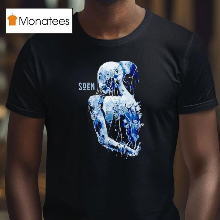Soen Reliance Two Abstract Human Figures Embracing Graphic T Shirt Soen Reliance Two Abstract Human Figures Embracing Graphic T Shirt