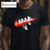 Stranger Things Welcome To The Upside Down Riding Bicycle In Nike T Shirt