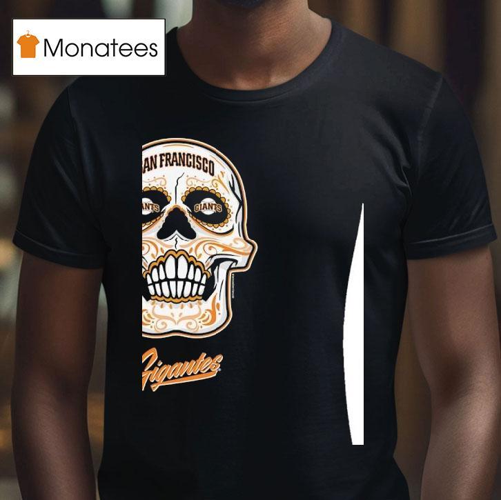 Sugar Skull Gigantes San Francisco Giants Baseball T Shirt Sugar Skull Gigantes San Francisco Giants Baseball T Shirt